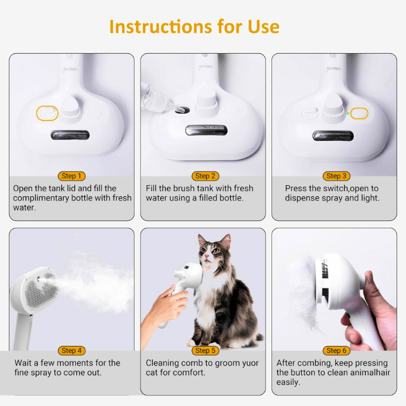 TidyTailz™ Pet Grooming Brush